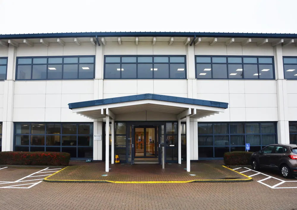 The front of of Beacon House Coroner's Court showing the accessible entrance.